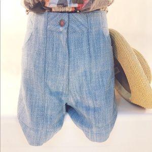 Intermix tweed shorts